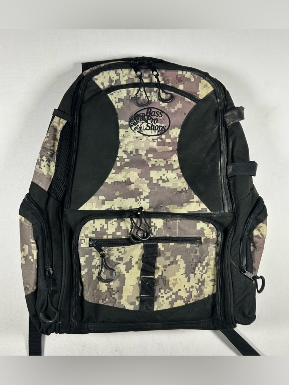Bass Pro Shops Fishing Angler Backpack Cooler Utility Digital Camo